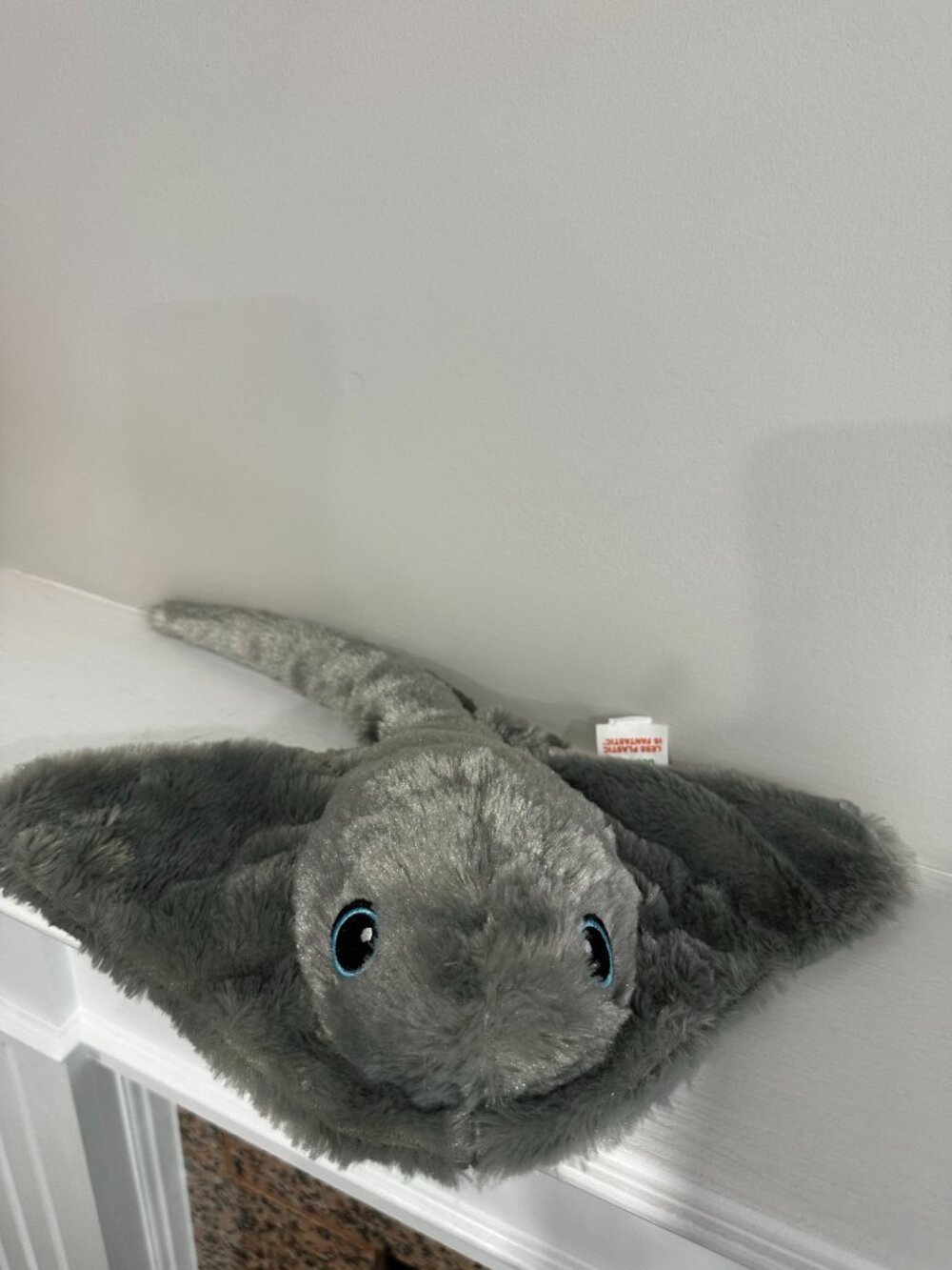 Eco Pals Grey Stingray Plush - Aquarium Souvenir